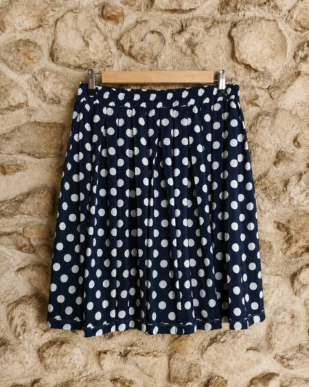 Jupe vintage à pois T40 — 14€