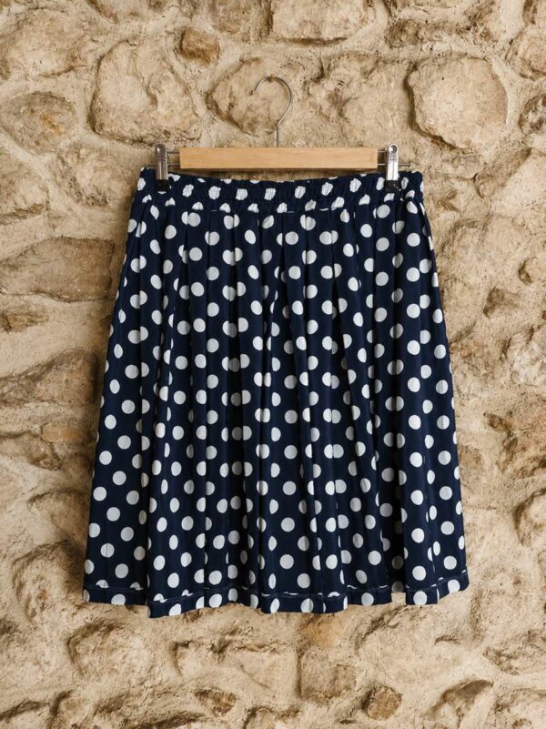 Jupe vintage à pois T40 — 14€