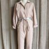 Combinaison Upcyclée « Les Héritières » – Rose Poudré – Taille 40