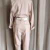 Combinaison Upcyclée « Les Héritières » – Rose Poudré – Taille 40