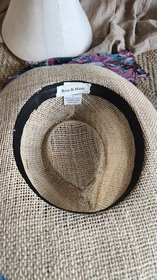 Chapeau Panama « Azur Héritage » – Collection Les Héritières