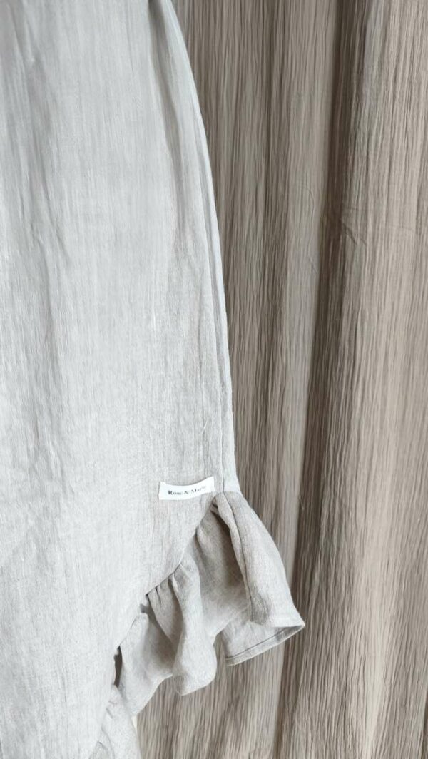 Jupe asymétrique en lin Rose & Marie – Taille 36 à 40