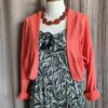 Gilet voile dos imprimé corail By Dépêche Mode – Taille 38