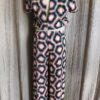 Combinaison pantalon Lola Espeleta imprimée rose et bleu – Taille 36 (convient au 38)
