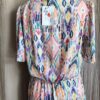 Robe fluide multicolore à motifs graphiques – Taille 40 – Neuve avec étiquette