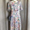 Robe fluide multicolore à motifs graphiques – Taille 40 – Neuve avec étiquette