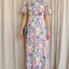 Robe fluide multicolore à motifs graphiques – Taille 40 – Neuve avec étiquette