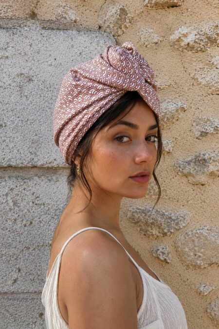 Turban torsadé Rose & Marie