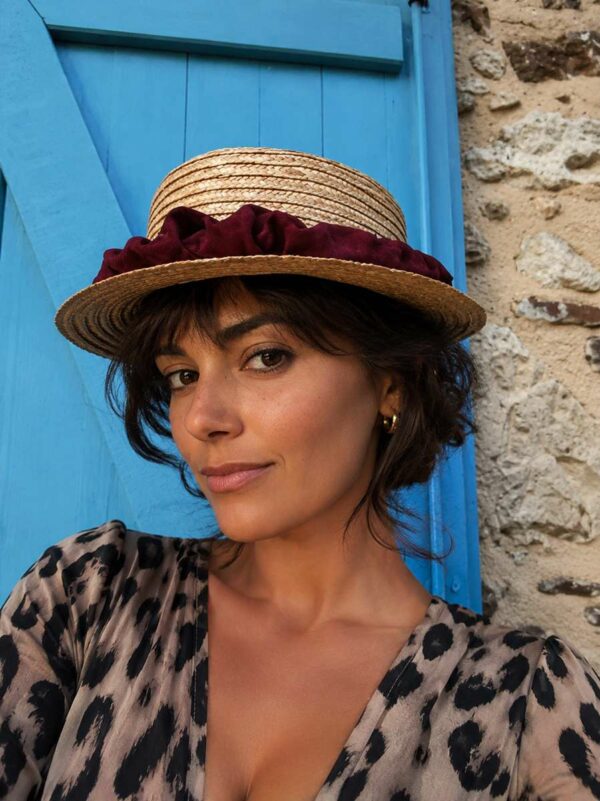 Chouchou de chapeau [Nom du modèle] – Fabriqué en France | Rose & Marie