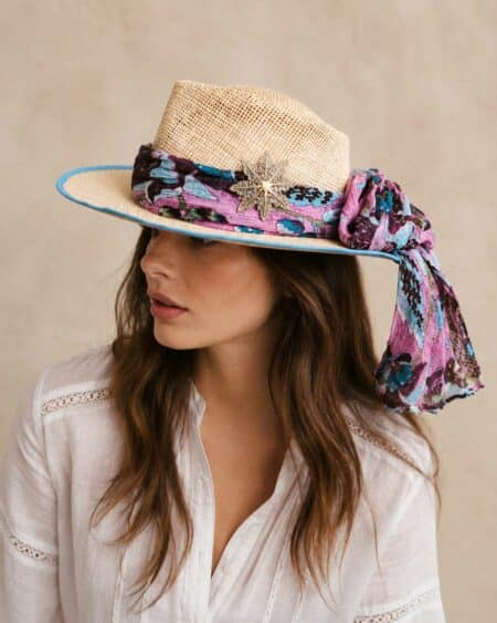 Chapeau Panama « Azur Héritage » – Collection Les Héritières