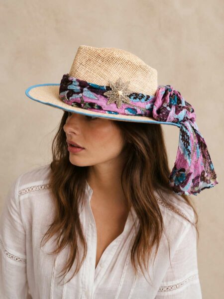Chapeau Panama « Azur Héritage » – Collection Les Héritières