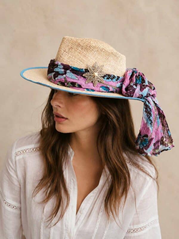 Chapeau Panama « Azur Héritage » – Collection Les Héritières