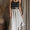 Jupe asymétrique en lin Rose & Marie – Taille 36 à 40