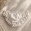 Culotte Rose & Marie en drap ancien – Écru | Fabrication française