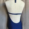 Maillot de bain une pièce bleu marine à pois – Taille 38/40