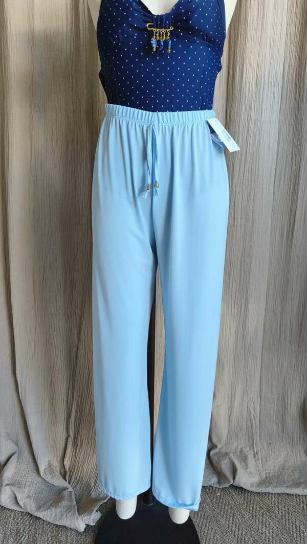 Pantalon fluide bleu ciel – Taille S – Neuf