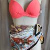 Maillot de bain 2 pièces orange fluo – Taille 36 (étiquette 38) – Neuf