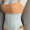 Maillot de bain 2 pièces orange Pimkie – Taille S