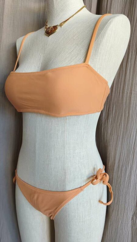 Maillot de bain 2 pièces orange Pimkie – Taille S