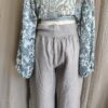 blouse Camaïeu, blouse imprimé cachemire, blouse fluide femme, blouse bohème, blouse transparente, blouse taille 40, mode seconde main, blouse été femme, Psychofripes, vêtements femme occasion