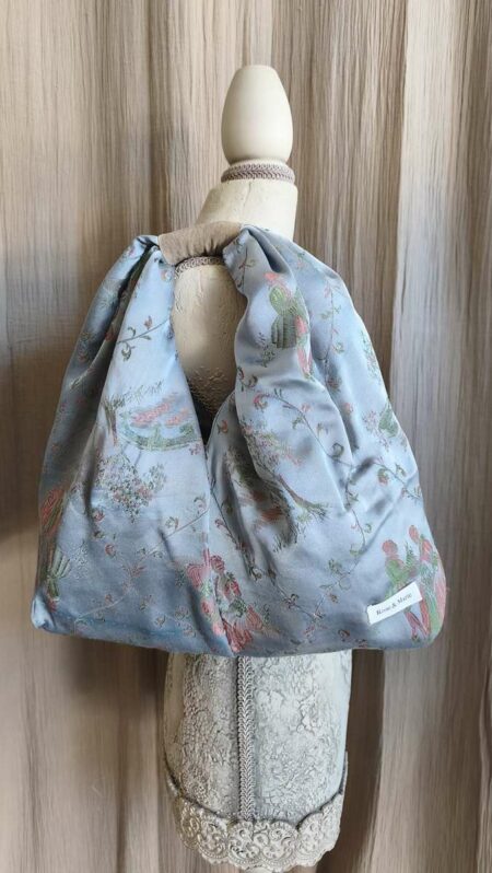 Sac bohème artisanal Rose & Marie – Pièce unique fabriquée en France