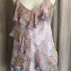Top en soie René Derhy fleuri – T38/M – Vintage Y2K
