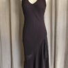 Robe longue Jessica chocolat – T38 – Vintage Y2K