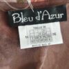 Boléro en voile chocolat Bleu d'Azur – T38 – Neuf avec étiquette – Y2K