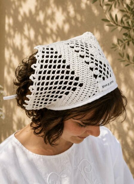 Bandana femme vintage – Foulard cheveux artisanal Made in France | Rose & Marie
