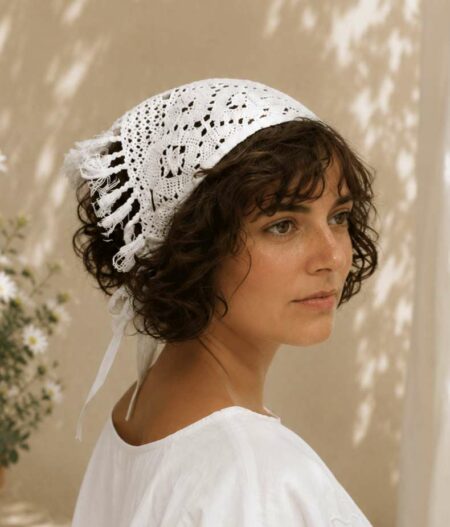 Bandana femme vintage – Foulard cheveux artisanal Made in France | Rose & Marie