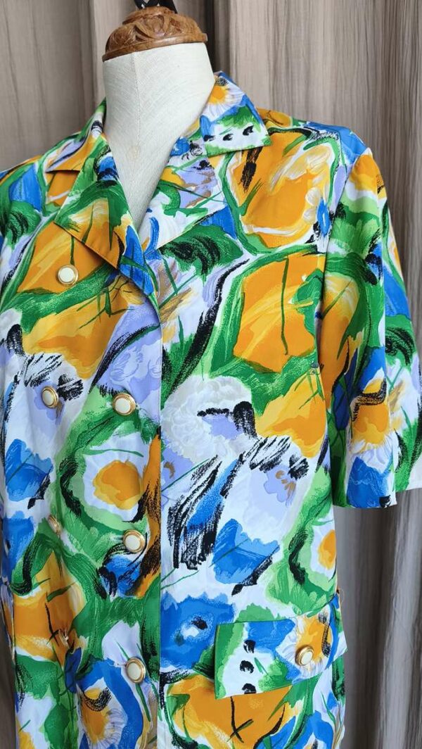 Blouse vintage Made in France années 80 – Taille 42
