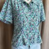 Blouse vintage fleurie années 80 – Taille 38