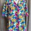 Blouse vintage fleurie années 80 – Taille 44