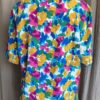 Blouse vintage fleurie années 80 – Taille 44