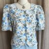 Blouse vintage en coton fleurie – Taille 38/40