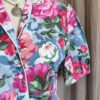 Blouse vintage fleurie années 80 – Taille 38