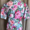 Blouse vintage fleurie années 80 – Taille 38
