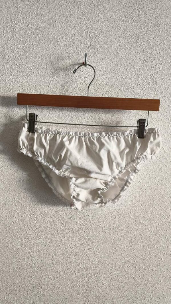 Culotte Rose & Marie en drap ancien – Écru | Fabrication française