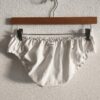 Culotte Rose & Marie en drap ancien – Écru | Fabrication française