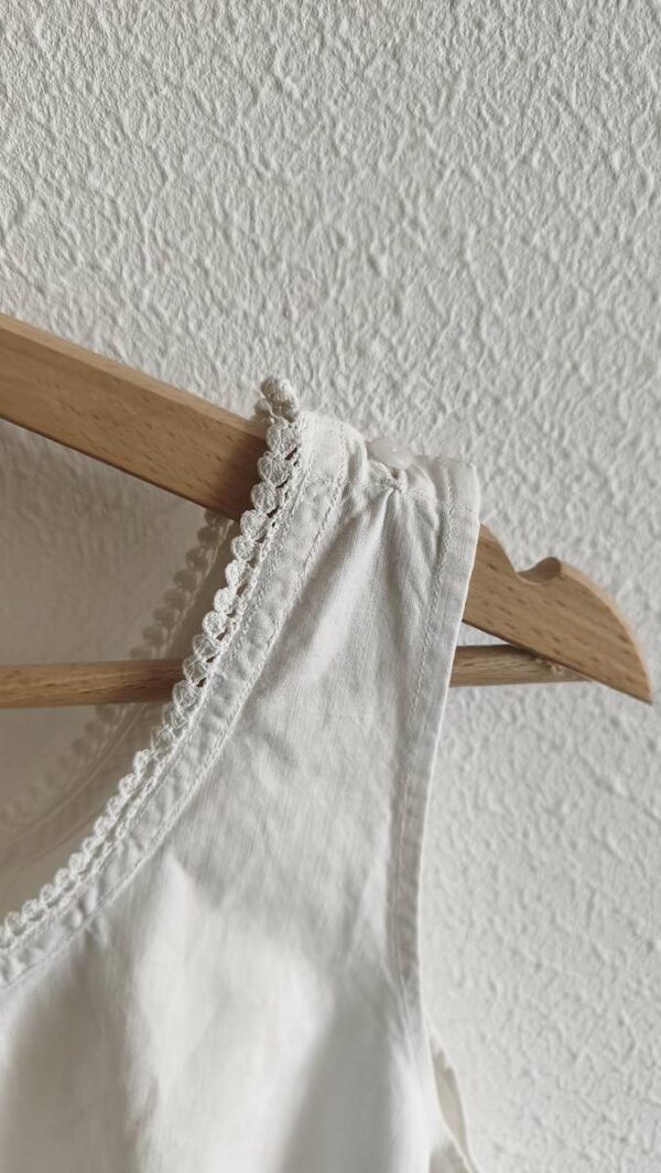 Top Rose & Marie en coton ancien – Taille S