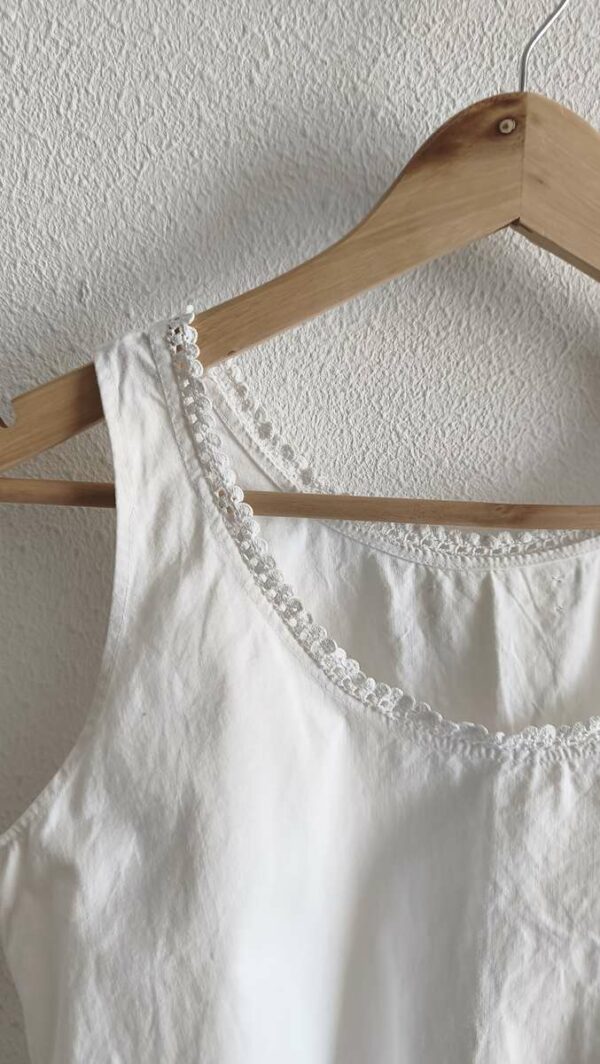 Top Rose & Marie en coton ancien – Taille S/M