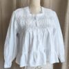 Blouse Rose & Marie en coton ancien et broderie anglaise – Taille 36/38