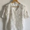 Blouse vintage brodée – Taille 42/44