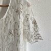 Blouse vintage brodée – Taille 42/44