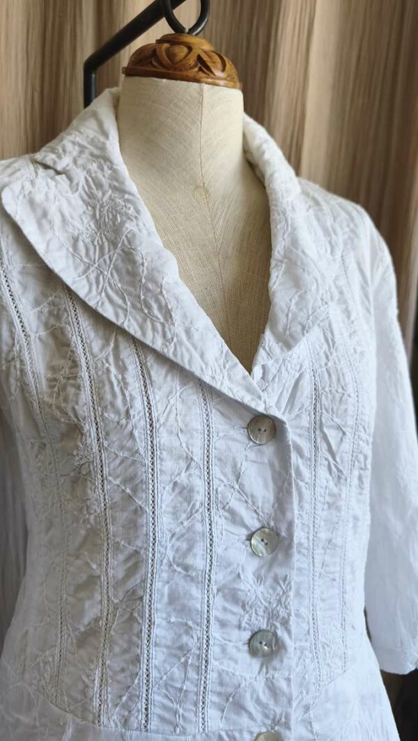 Ensemble Promod en coton brodé blanc – Taille 40