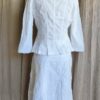 Ensemble Promod en coton brodé blanc – Taille 40