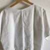 Top brodé en drap antique – Taille unique 38 à 44