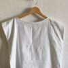 Top en coton issu d'une serviette familiale ancienne – Taille 36/38