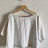 Top brodé en drap antique – Taille unique 38 à 44