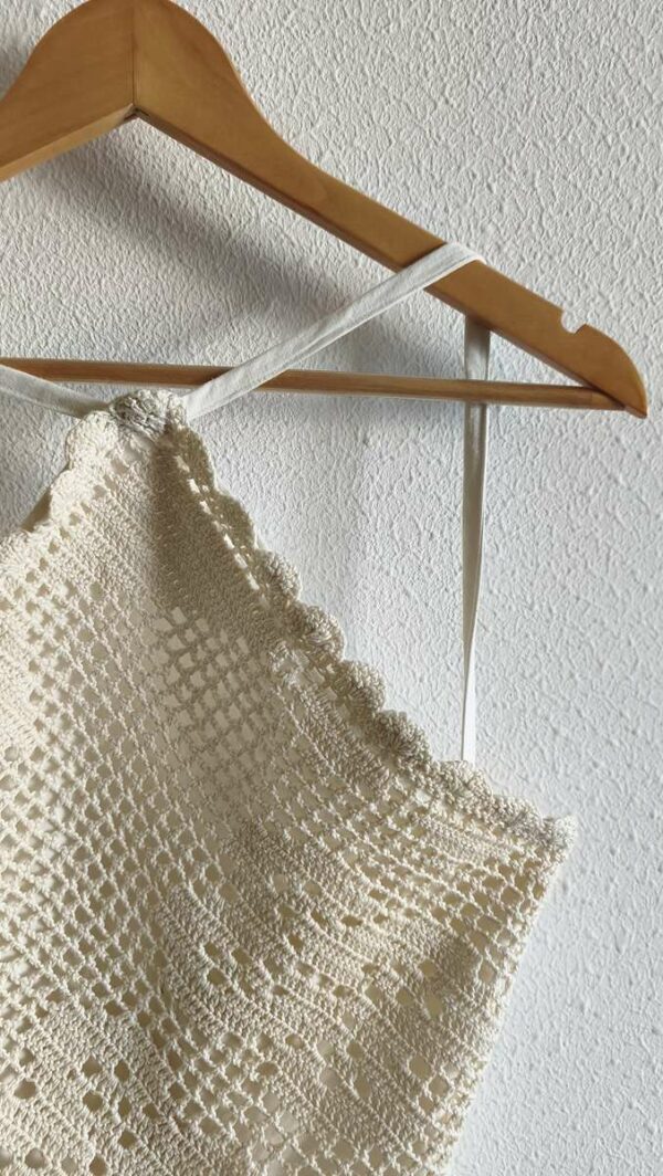 Top en napperon ancien au crochet – Taille 38/40/42